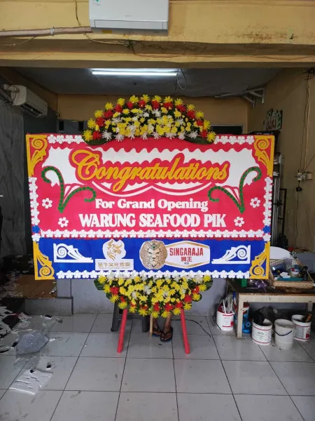 Papan Bunga Ucapan Selamat Palembang