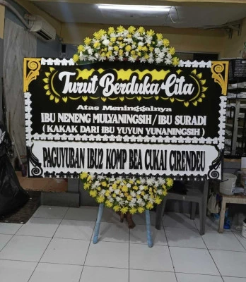 Papan Bunga di Palembang